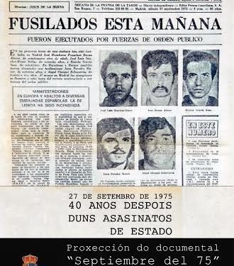 Nigrán recuerda los 40 años del fusilamiento de Humberto Baena