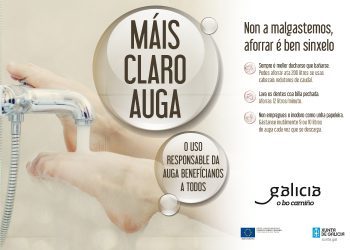 Máis claro auga, en el puerto de Vigo