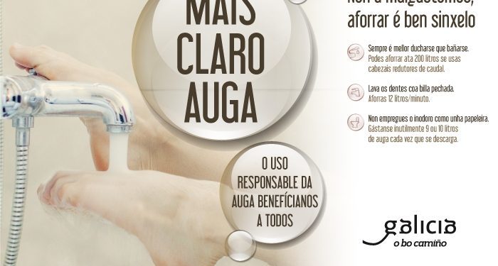 Máis claro auga, en el puerto de Vigo