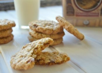 Galletas de avena, pasas y chocolate