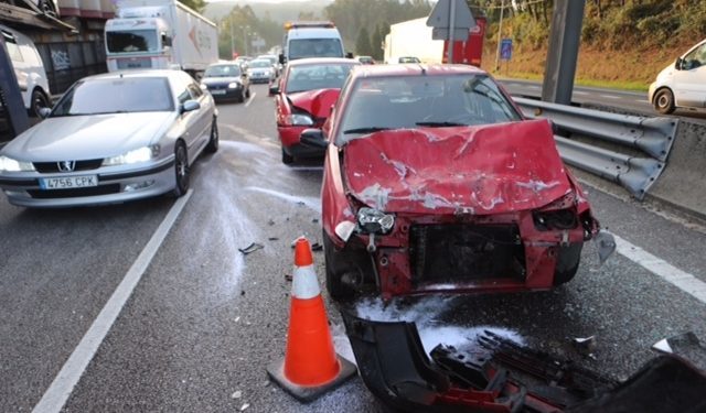 Retenciones en Mos por una colisión en cadena