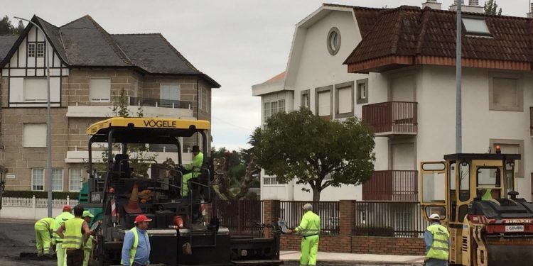 Comienza la reforma de la Avenida Praia América
