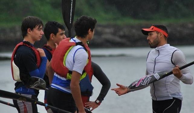 Vigo estrena club de piragüismo con el campeón del mundo Iván Alonso