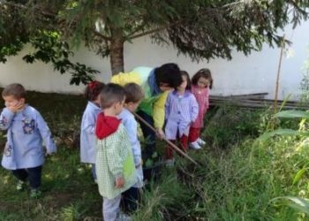 El huerto del colegio de infantil O Areal gana un concurso nacional
