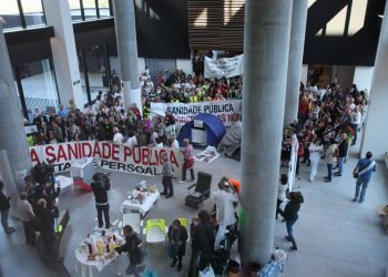Los trabajadores del área sanitaria cifran el alcance de la huelga en un 90%