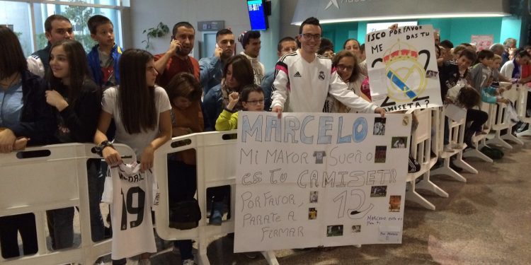 Expectación en Peinador ante la visita del Real Madrid