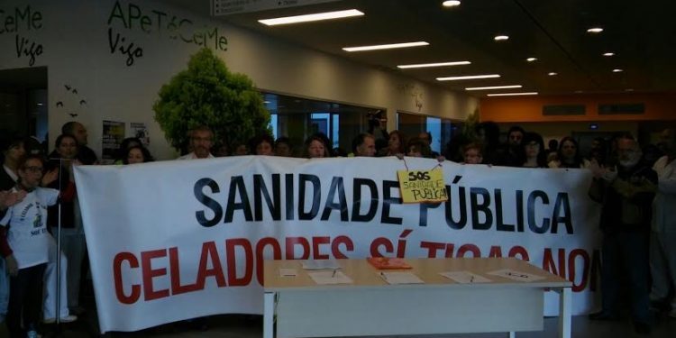 Los celadores retoman las protestas en Beade