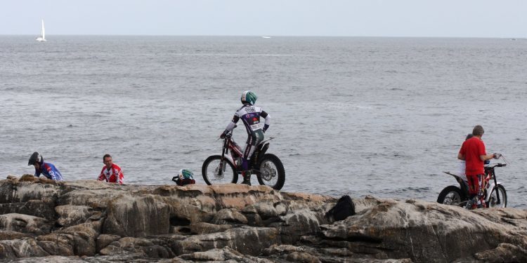 Todo listo para que las motos de trial tomen Baiona