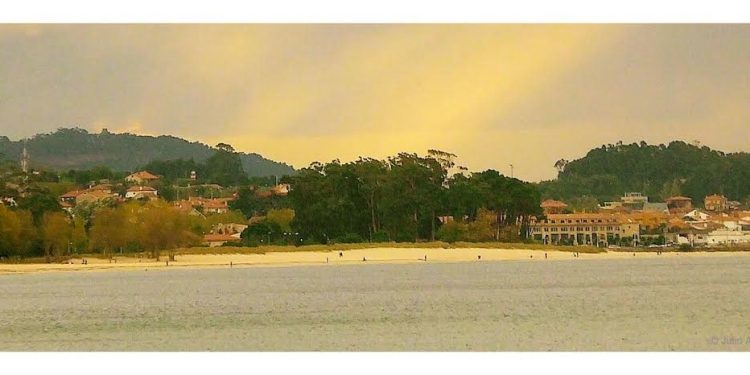 La playa en otoño