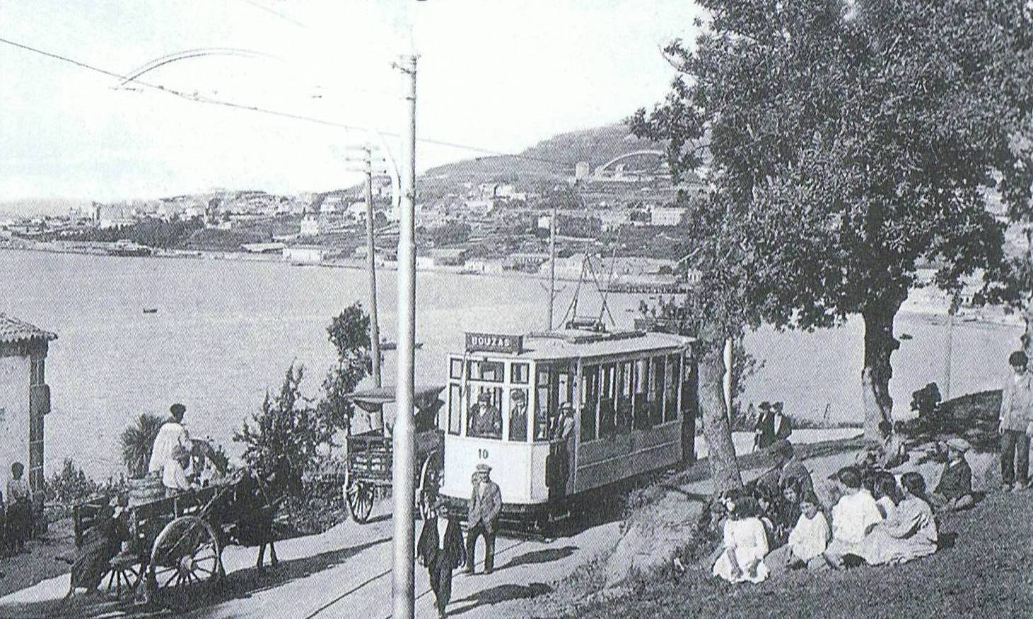 tranvias. linea de Bouzas. Años 20