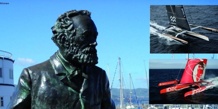 Dos maxi trimaranes se disputarán el Trofeo Julio Verne