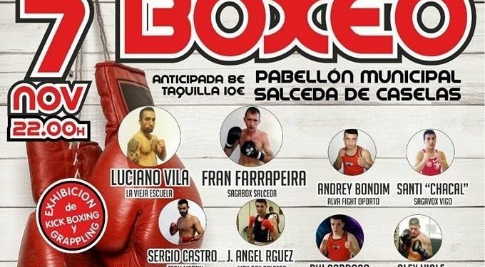 Salceda acoge una velada de boxeo con seis combates