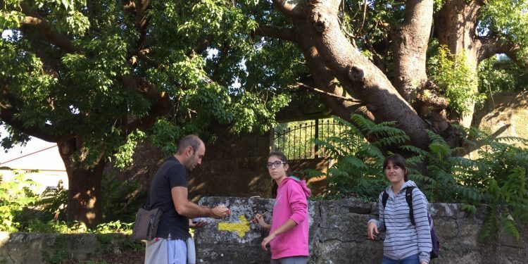 Nigrán sinaliza o traxecto do Camiño de Santiago