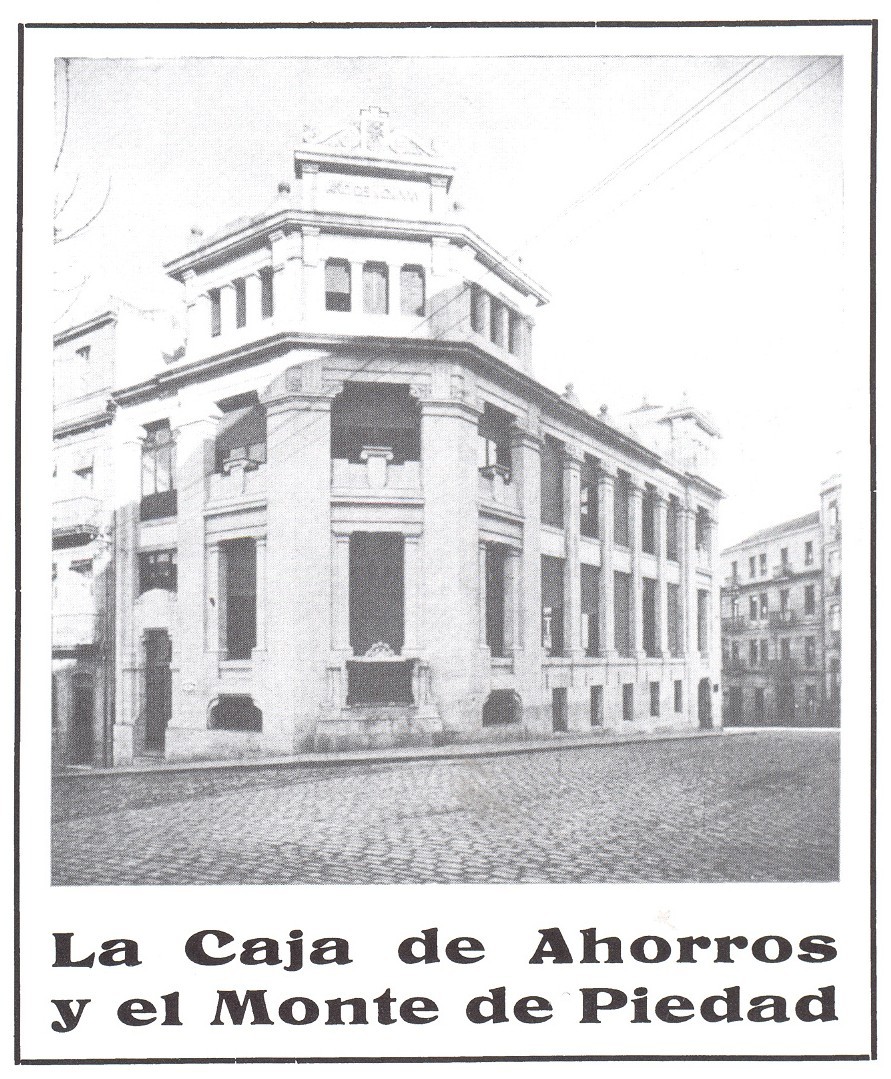 GROMAN.Antiguo edificio de la Caja de Ahorros y Monte de Piedad