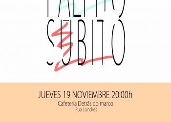 «Pálpito Súbito», a poesía da viguesa Stella Maris González, en Detrás do Marco