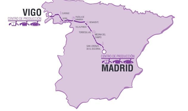 PSA prueba entre Vigo y Madrid el primer vehículo autónomo de España
