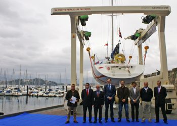 El Monte Real Club de Yates pone en marcha una innovadora grúa pórtico eléctrica