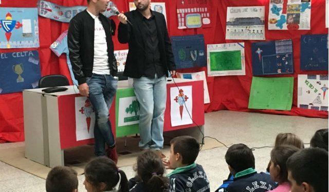 Los jugadores del Celta regresan al colegio