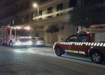 Tres mujeres y tres niños, intoxicados por un incendio en Moaña