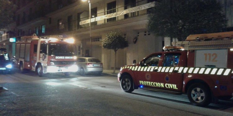Tres mujeres y tres niños, intoxicados por un incendio en Moaña