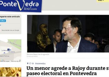 El menor que agredió a Rajoy: «Estoy muy contento de haberlo hecho»