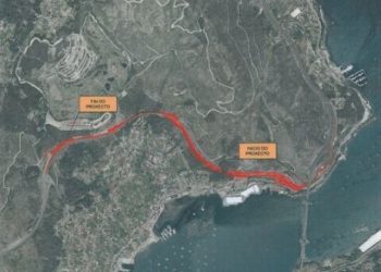 Dos accidentes en el Corredor do Morrazo tras atropellar a un jabalí