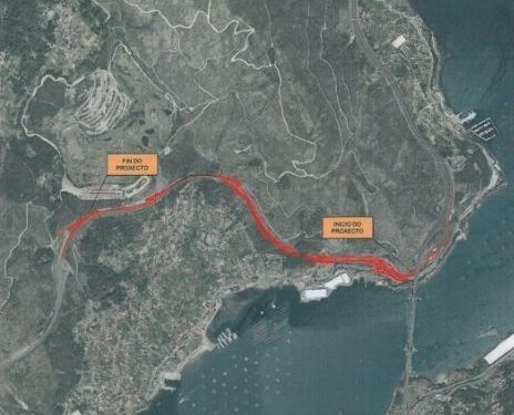 Dos accidentes en el Corredor do Morrazo tras atropellar a un jabalí