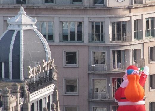 Sorpresa navideña de altura en Vigo