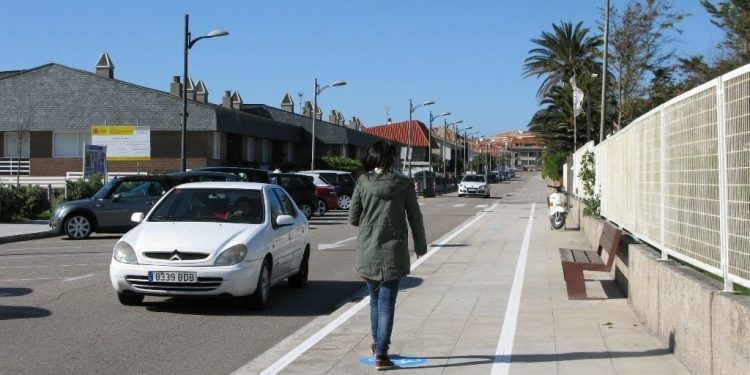 Nigrán elimina o carril bici de Praia América