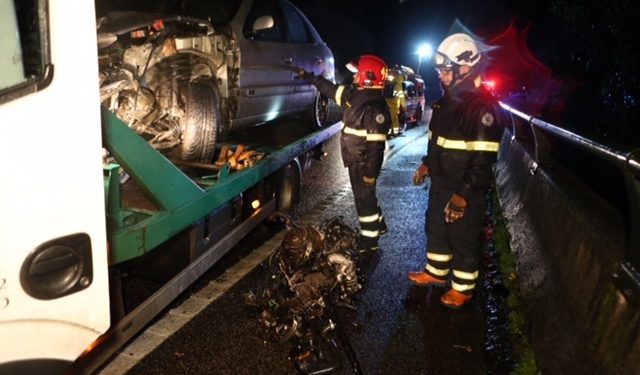 Accidente en el Corredor de O Morrazo