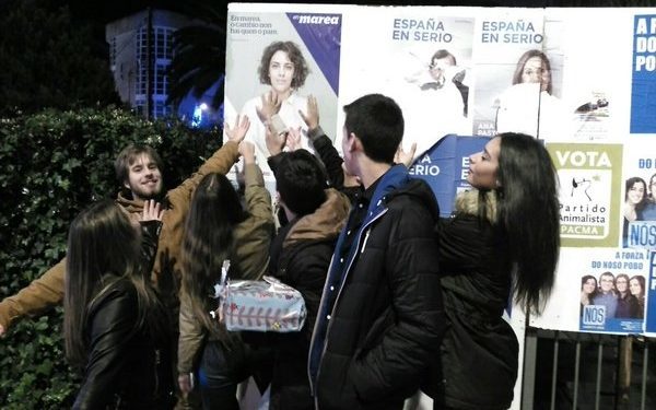 La fuerza de la Marea inunda la Ría de Vigo