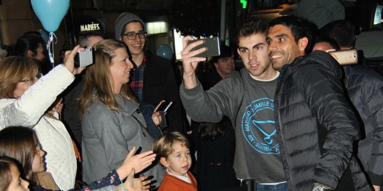 El Celta presume de sede en una fiesta navideña con Augusto como protagonista