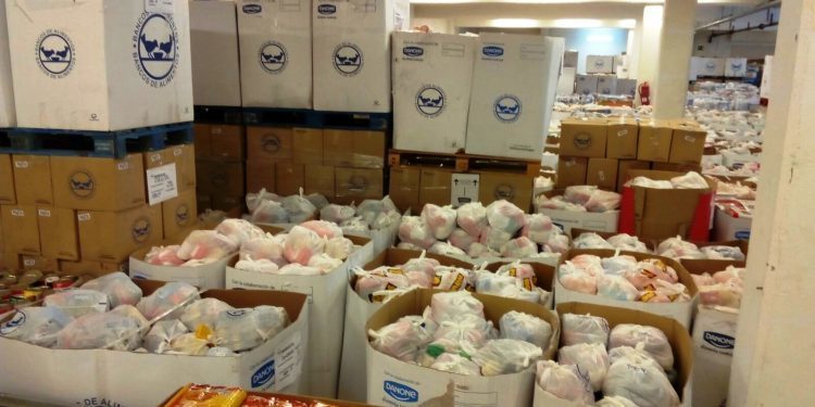 El Banco de Alimentos repartió 1,7 millones de kilos de comida, un 30% más que en 2014