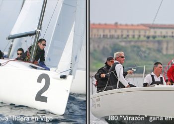 “Nacua” lidera en Vigo entre los J70 y el J80 “Virazón” gana en Baiona