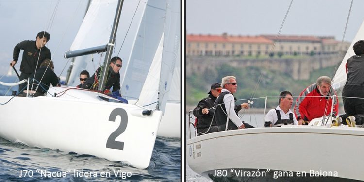 “Nacua” lidera en Vigo entre los J70 y el J80 “Virazón” gana en Baiona