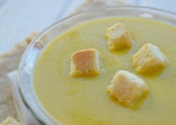 Crema de verduras y pollo