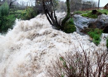 La catarata de Reboreda, a rebosar