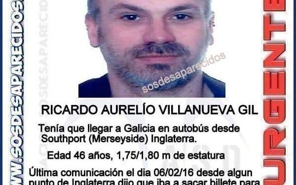 Desaparecido cuando viajaba de Inglaterra a Galicia
