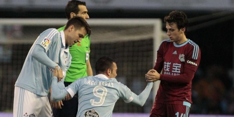 Iago Aspas estará entre 15 y 20 días de baja