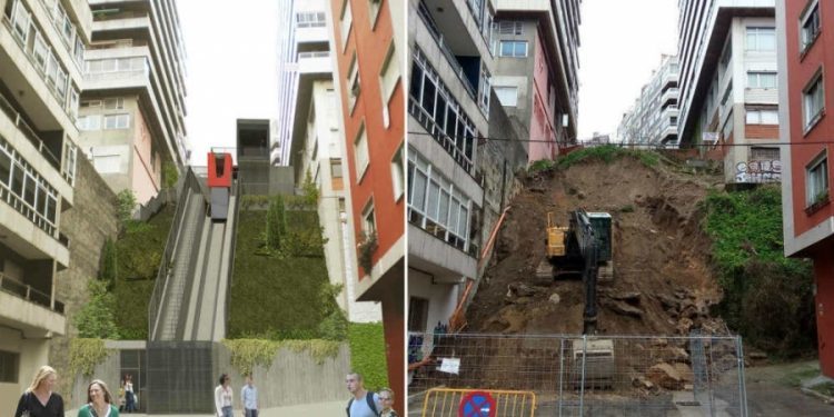 El Concello instalará elevadores mecánicos en otras tres calles de Vigo