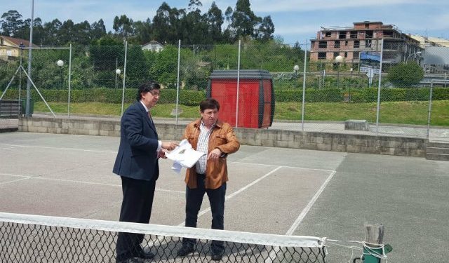 A Xunta renovará as pistas de tenis da Canuda