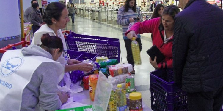 Solidaridad duplicada para el Banco de Alimentos
