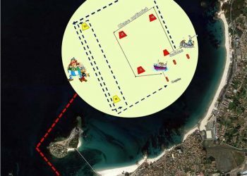 Un regata con vistas… desde la playa