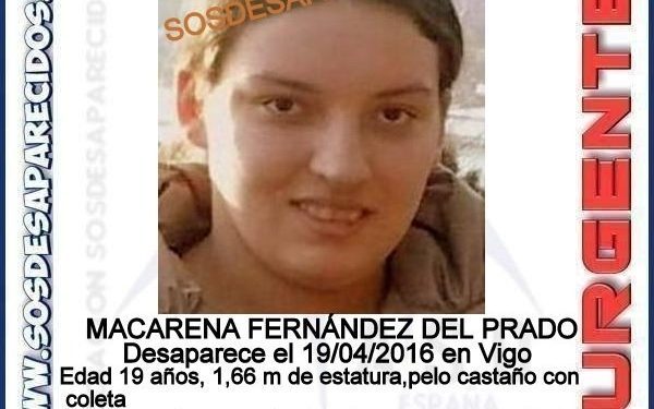 Buscan a una joven viguesa de 19 años desaparecida hace dos días