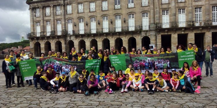 Os alumnos do colexio San José de La Guía rematan o seu Camiño Solidario