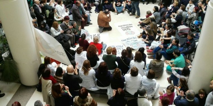 Los trabajadores se rebelan contra el «desmantelamiento» del Meixoeiro