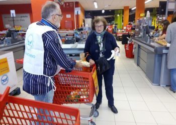 El Banco de Alimentos recoge más de tres toneladas de comida en Moaña y Sanxenxo