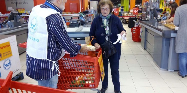 El Banco de Alimentos recoge más de tres toneladas de comida en Moaña y Sanxenxo