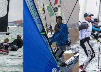 Tres gallegos se juegan la plaza olímpica de 49er en Holanda