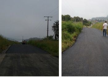 Mejorado el firme de los viales de servicio de la autopista en Sabarís